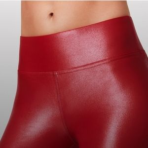 Carbon38 Red Takara Shine Leggings